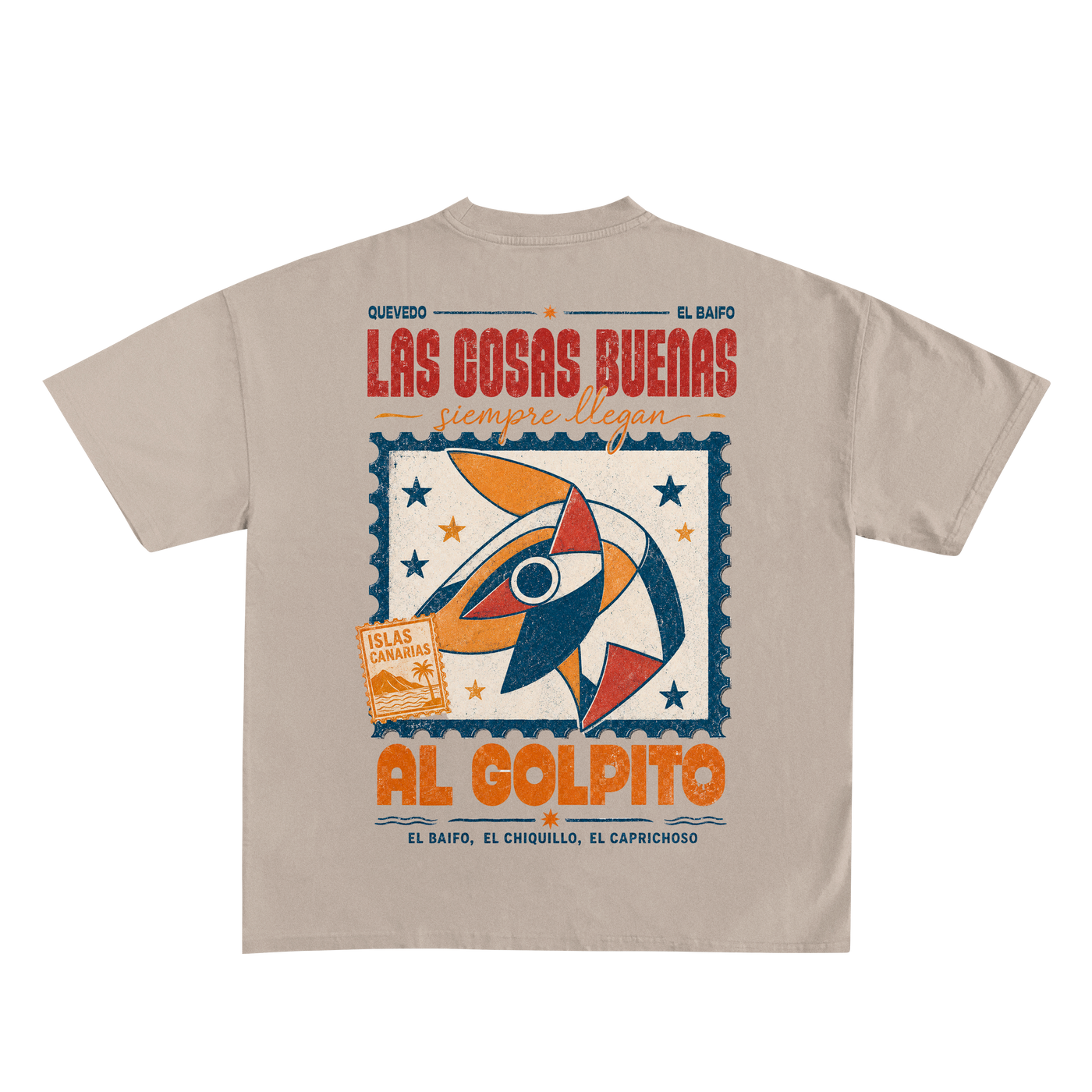 Camiseta "Al Golpito" - Sand
